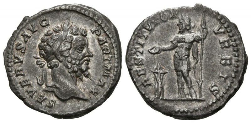 SEPTIMIO SEVERO. Denario. (Ar. 3,20g/19mm). 200-201 d.C. Roma. (RIC 168a). Anv: ...