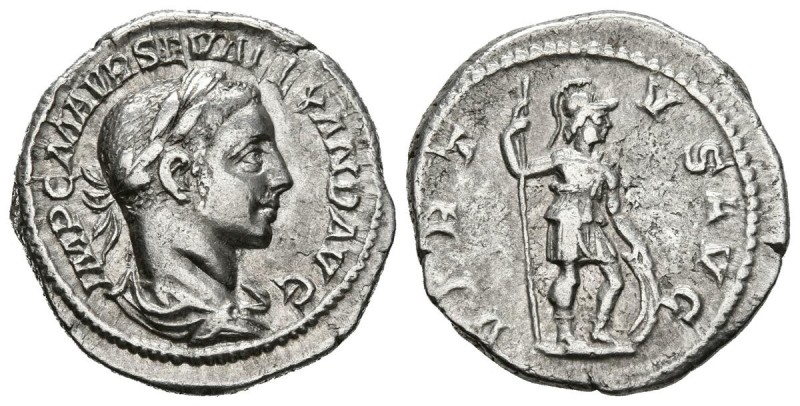 ALEJANDRO SEVERO. Denario. (Ar. 3,39g/19mm). 222-228 d.C. Roma. (RIC 182). Anv: ...