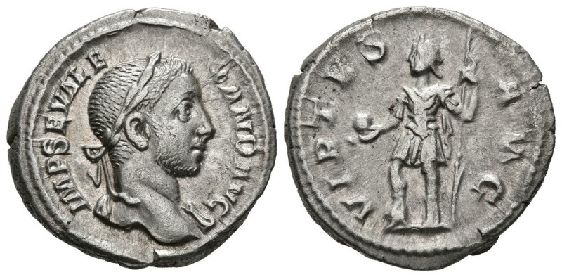 ALEJANDRO SEVERO. Denario, (Ar, 3,99g/20mm). 228-231 d.C. Roma. (RIC 226). Anv: ...