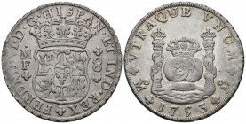 FERNANDO VI ( 1746-1759). 8 Reales. (Ar. 27,07g/39mm). 1753. México. MF. (Cal-2019-479). MBC.