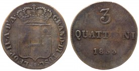 Firenze - Granducato di Toscana - Leopoldo II di Lorena (1824-1859) 3 Quattrini 1853 - Gig. 119 - Cu
BB+/SPL

Shipping only in Italy