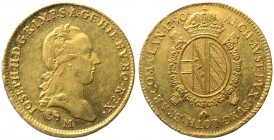Milano - Ducato di Milano - Dominazione asburgica (1707-1796) - Giuseppe II (1765-1790) 1 Sovrana 1790 - zecca di Milano - MIR 457 - R3 - RARISSIMO - ...