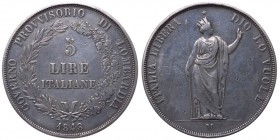 Milano - Governo Provvisorio della Lombardia (1848) 5 lire 1848 tipo con rami corti stella lontana e base spessa - Gig. 3a - Ag 
qBB

Shipping only...