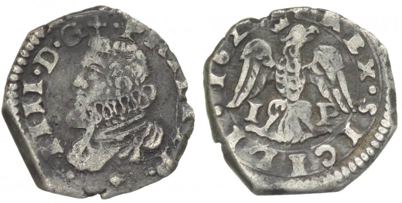 Regno di Sicilia - Messina - Filippo IV (1621-1665) Tarì del tipo con data compr...