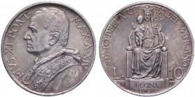 Città del Vaticano - Roma - Pio XI (Achille Ratti) 1929-1938 - 10 Lire 1935 Anno XIV - Gig. 17 - Ag
BB+

Shipping only in Italy