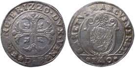 Venezia - Francesco Erizzo Doge XCVIII (1631-1646) Scudo della croce da 140 soldi - sigle massaro D B (Donato Bembo - 1637) - Paol. 9 - Ag gr. 31,66 ...