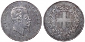 Vittorio Emanuele II (1861-1878) 5 Lire del II° tipo 1876 - Zecca di Roma - Gig. 51 - Ag
qBB

Shipping only in Italy
