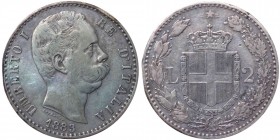 Umberto I (1878-1900) 2 Lire 1883 del I° tipo - Zecca di Roma - Gig. 27 - Ag
qBB

Shipping only in Italy