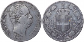 Umberto I (1878-1900) 2 Lire 1886 del I° tipo - Zecca di Roma - Gig. 30 - Ag
qBB

Shipping only in Italy