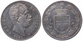 Umberto I (1878-1900) 2 Lire 1887 del II° tipo - Zecca di Roma - Gig. 31 - Ag
qSPL

Shipping only in Italy