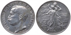 Vittorio Emanuele III (1900-1943) 2 Lire 1911 "Cinquantenario" - Gig. 100 - Ag
BB

Shipping only in Italy