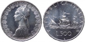 Monetazione in Lire (1946-2001) 500 Lire 1968 "Caravelle" - Gig. 16 - NC - Ag con fondi lucenti
qFDC

Worldwide shipping
