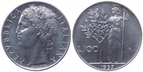 Monetazione in Lire (1946-2001) 100 Lire 1957 "Minerva" del I° Tipo - Gig. 94 - It
SPL/FDC

Worldwide shipping