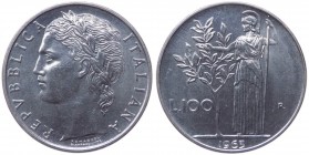 Monetazione in Lire (1946-2001) 100 Lire 1963 "Minerva" del I° Tipo - Gig. 100 - It
SPL+/qFDC

Worldwide shipping