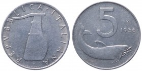 Monetazione in Lire (1946-2001) 5 Lire 1956 "Delfino" - Gig. 287 - R - It
BB+

Worldwide shipping