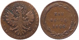 Antichi Stati Austriaci - Austrian State - Tirolo - Maximilian Joseph I (1805-1814) 1 Kreuzer 1809 - KM148 - Cu
SPL

Shipping only in Italy