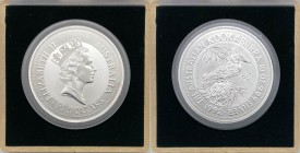 Australia - Moneta Commemorativa - Elisabetta II (dal 1952) 10 Dollari 1992 della serie "Kookaburra australiano" - KM180 - Ag - Proof - in elegante co...