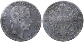 Austria - Franz Joseph I (1848-1916) 1 Florin 1868 A - zecca diVienna - KM 2221 - Ag
qBB

Shipping only in Italy
