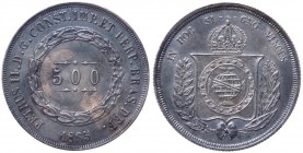 Brasile - Pietro II (1831-1889) 500 Reis 1865 - KM 464 - Ag
SPL+

Shipping only in Italy