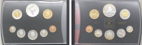 Canada - Divisionale - Elisabetta II (dal 1952) serie 1998 - composto da 7 valori insieme con una medaglia commemorativa del 125° anniversario della f...