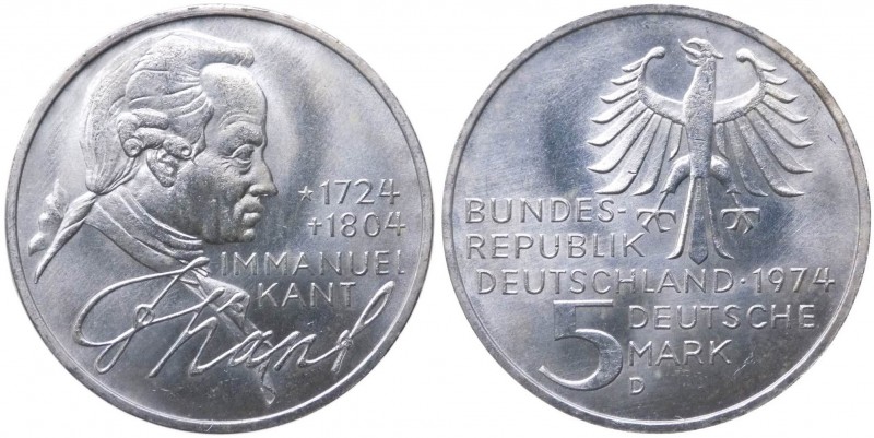 Germania - Moneta Commemorativa - Repubblica Federale di Germania (1949-1990) 5 ...