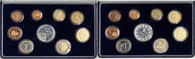 Italia - Repubblica Italiana - Monetazione in Euro (dal 2001) - serie 2004 - commemorativa del 50° anniversario dell'inizio delle trasmissioni televis...