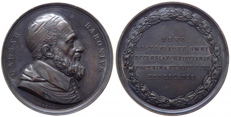 Medaglia emessa dopo il 1841 commemorativa di Cesare Baronio (1538-1607) storico...