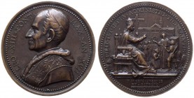 Leone XIII (Vincenzo Gioacchino Pecci) 1878-1903 medaglia straordinaria emessa il 29-06-1894, Anno XVII commemorativa dell'Enciclica "Ad extremis Orie...