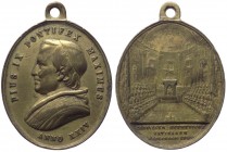 Pio IX (Giovanni Maria Mastai Ferretti) 1846-1878 - medaglia straordinaria commemorativa della seduta del Concilio Ecumenico dell' 8 Dicembre 1869 - A...