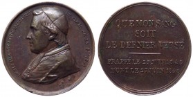 Francia - Medaglia emessa nel 1948 commemorativa della morte di Denis Auguste Affre, Arcivescovo di Parigi nato il 27 settembre 1793 - AE gr. 10,50 Ø ...