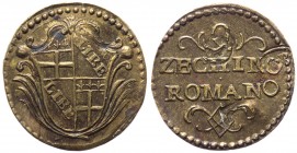 Italia - Bologna - Peso monetale di XVI-XVII dello Zecchino Romano - ottone gr. 3,41 
qSPL

Worldwide shipping