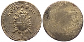 Italia - Milano - Periodo tra Giuseppe II e Francesco II (1780-1797) peso monetale della sovrana - ottone. gr. 11,13 
BB+/qSPL

Worldwide shipping