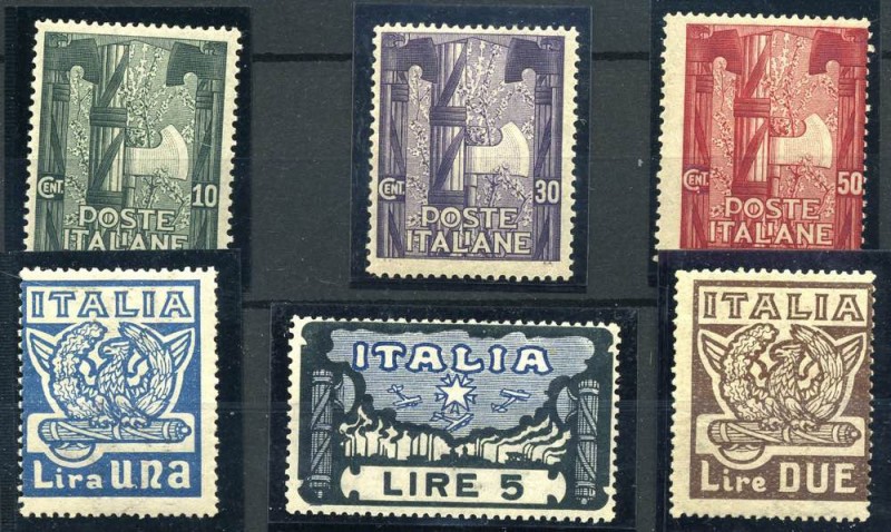 ITALIA REGNO - 1923 Marcia su Roma - (141/46) - Cat. 250 €
(**)/Nuovi senza lin...