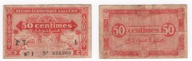 Algeria - Regione Economica dell'Algeria - 50 Centimes 1944 - "Amministrazione Francese"- Serie I n°833,360 - P97a - Pieghe / Macchie
n.a.

Shippin...