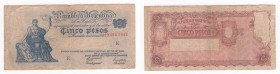 Argentina - Repubblica Argentina - Cinco Pesos 1935 "Progreso" - N°19,484,194E - P252a - Pieghe
n.a.

Shipping only in Italy