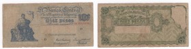 Argentina - Repubblica Argentina - 10 Pesos 1935 - "Progreso" - N°24.584,549D - P245 - Pieghe / Strappi 
n.a.

Shipping only in Italy