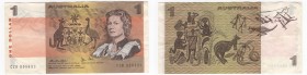Australia - Elisabetta II (dal 1953) - commonwealth dell'Australia - 1 dollar - emissione del 1979 - N°serie CZB 806699 - Firme: Knight, Stone - Pick#...