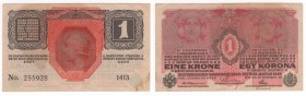 Austria - Karl I (1916-1918) - 1 Corona - emissione del 1916 - N°serie: 1413 255928 - Pick#20
qSPL

Shipping only in Italy