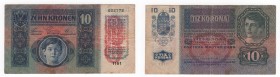 Austria - Impero Austro-Ungarico (1867-1919) 10 Kronen 1919 (old 1915) "Deutschosterreich" - N°602172- P51a - Pieghe / Macchie
n.a.

Shipping only ...