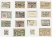 Austria - Lotto n.8 esemplari di Notgeld (Banconota di emergenza) - 10 Heller 1920 Hausmening - 10 Heller 1920 Korneuburg - 10 Heller 1920 Langenlois ...