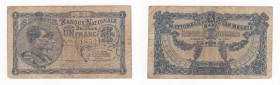 Belgio - Banca Nazionale del Belgio - Regno 1920-1944 - 1 Franc 1920 "King Alberto" - N°618521 - P92 - Pieghe / Macchie 
n.a.

Shipping only in Ita...