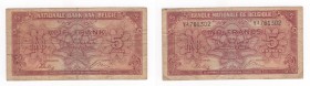 Belgio - Banca Nazionale del Belgio - Regno 1920-1944 - 5 Francs 1943 "Esilio" - N°Y761302 - P121 - Pieghe / Macchie
n.a.

Shipping only in Italy