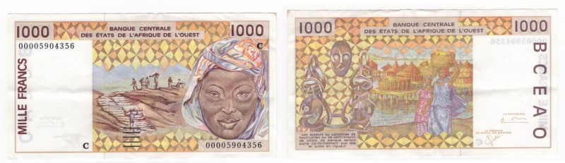 Burkina Faso - Repubblica del Burkina Faso (dal 1986) - 1000 franchi - emissione...