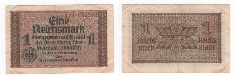 Germania - Terzo Reich (1933-1945) - 1 reichsmark emissione del 1939-1944 - N°se...