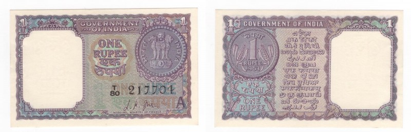 India - Banca di Riserva dell'India - 2 Rupees 1937 - N&deg;920119 - P17a - Pieg...