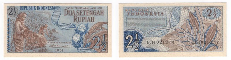 Indonesia - Repubblica dell'Indonesia - 2,5 Rupie 1961 - N°EJH021275 - P79 - 
n...