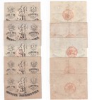 Stati Preunitari Italiani - Venezia - Moneta Patriottica - Lotto n.5 esemplari da 3 Lire Correnti 1848 - Serie 18 - 29 - 31 -117 -124 (Ultime due seri...