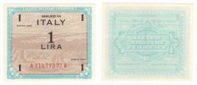 Occupazioni Straniere nei Territori Italiani - Occupazione Americana dell'Italia - Allied Military Currency (AM LIRE) - 1 Lira Serie 1943 - N°A7147727...