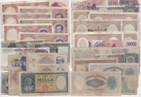 Repubblica Italiana - Accumulo di 15 banconote di vario taglio - mediamente BB
n.a.

Worldwide shipping