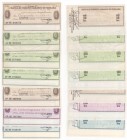 Repubblica Italiana - Miniassegni - "Banca di Credito Agrario di Ferrara" da 50/100/150/200 lire - emissione del 1977- N° di serie vari 
FDS

World...